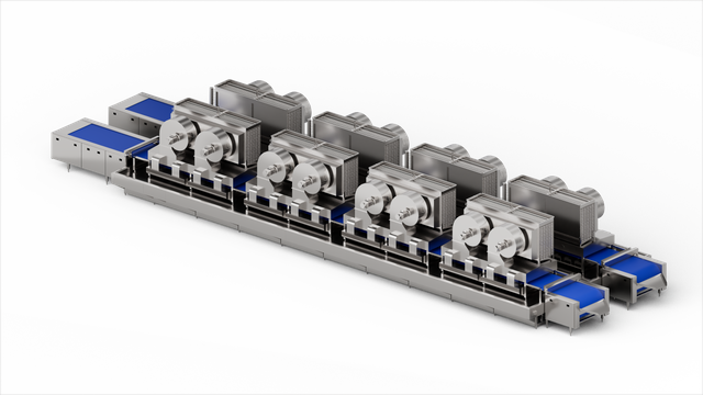Tunnel de congélation par impaction