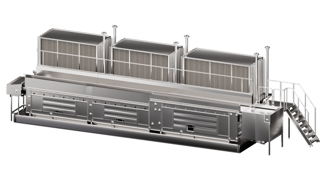 Congélateur fluidisé IQF